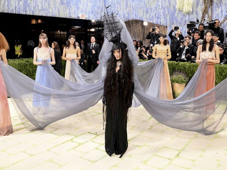 Met Gala with YSL